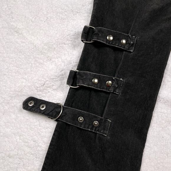 Y2K Euro Made in Italy Susan Small Bondage Corduroy Pants Sz EU 40 Waist 28 Vtg - Picture 10 of 16